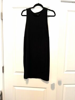 Athleta Black Sleeveless Midi Dress